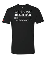 Installing Jiu-Jitsu Status Bar Please Wait - BJJ Funny Meme Premium T-Shirt