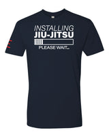Installing Jiu-Jitsu Status Bar Please Wait - BJJ Funny Meme Premium T-Shirt