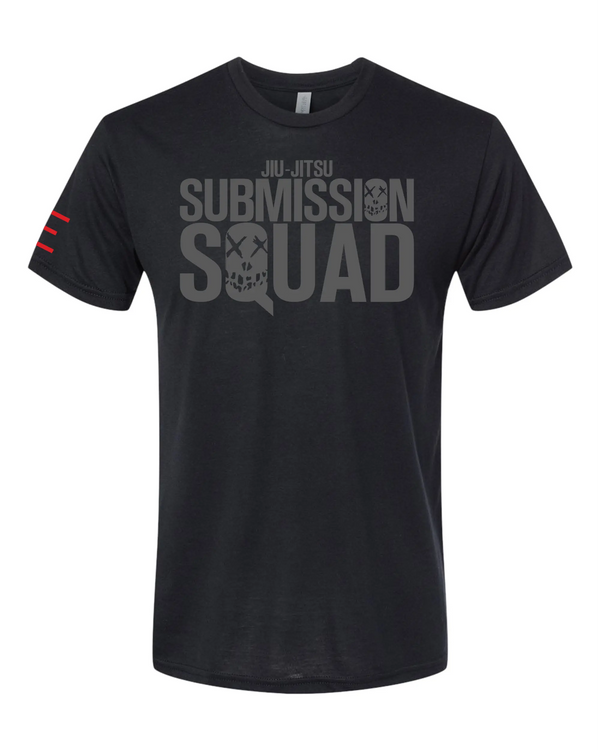 Jiu-Jitsu Submission Squad - BJJ Funny Meme Suicide Squad Parody Premium T-Shirt - JiuJitsu 