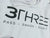 3Three Launch Edition - Only 33 Made - Heavyweight Hooded Sweatshirt in White - Limited