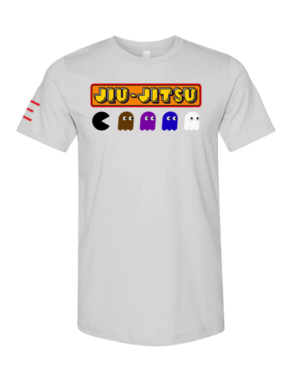 JIU-JITSU -Black Belt Eating All the Other Belts - Video Game - BJJ Funny Meme Premium T-Shirt 